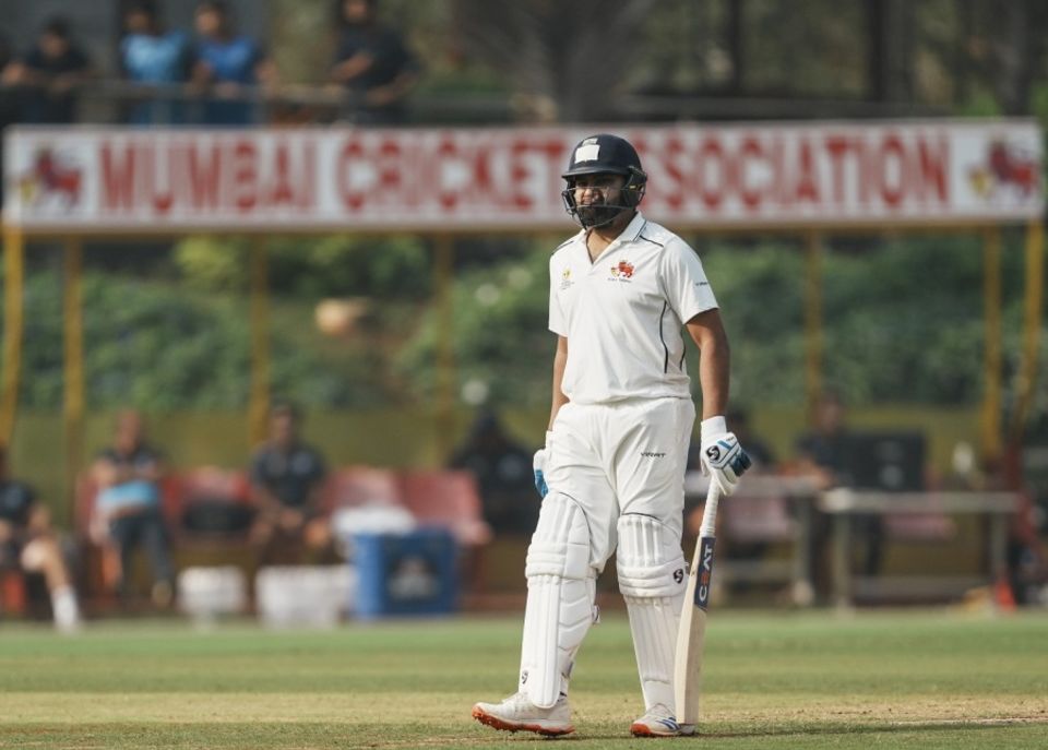 Rohit Sharma was out for 3 off 19 balls