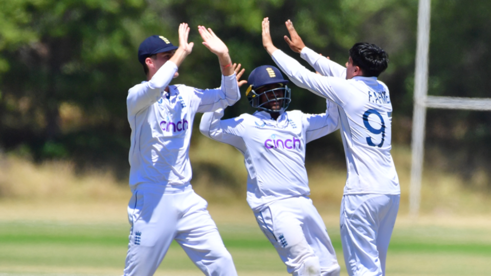 Farhan Ahmed completed an impressive allround display with five wickets