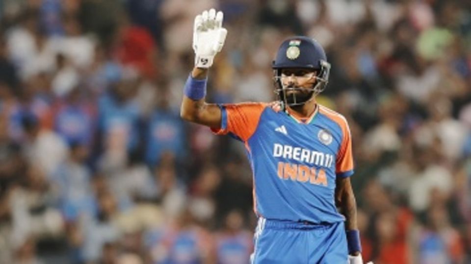 Hardik Pandya notched up a vital half-century for India