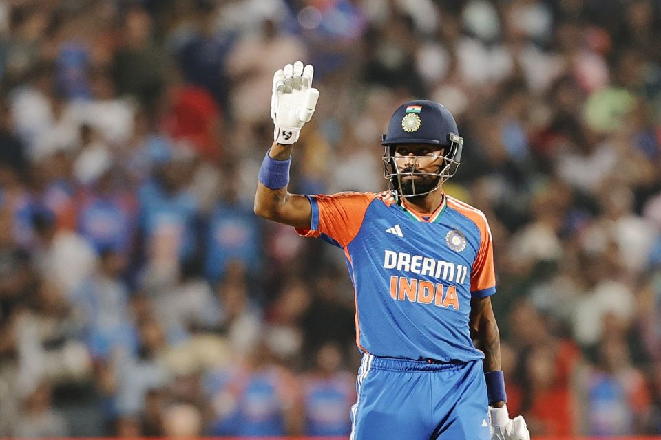Hardik Pandya notched up a vital half-century for India