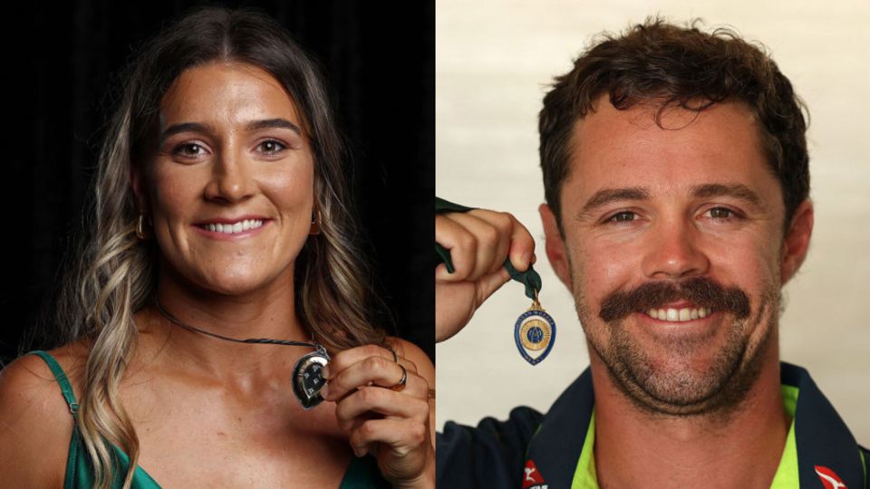Annabel Sutherland and Travis Head took out Australian cricket's major awards