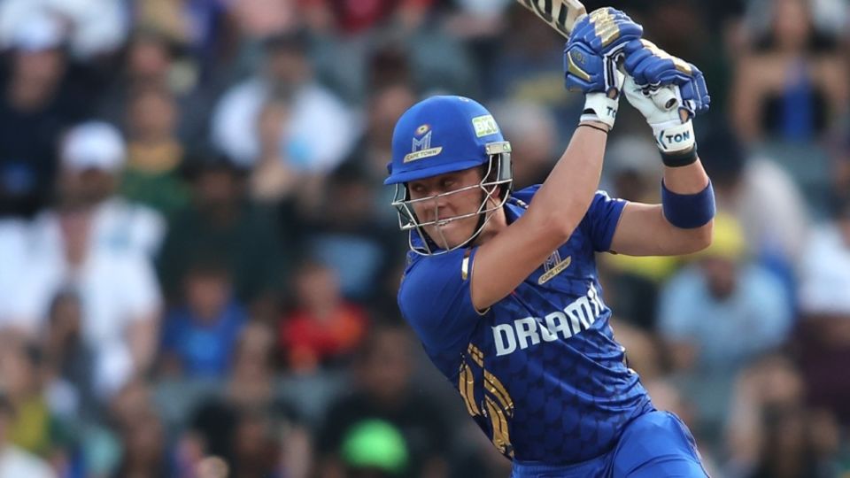 Dewald Brevis hit 38 off 18 balls to propel MICT to a 180-plus total