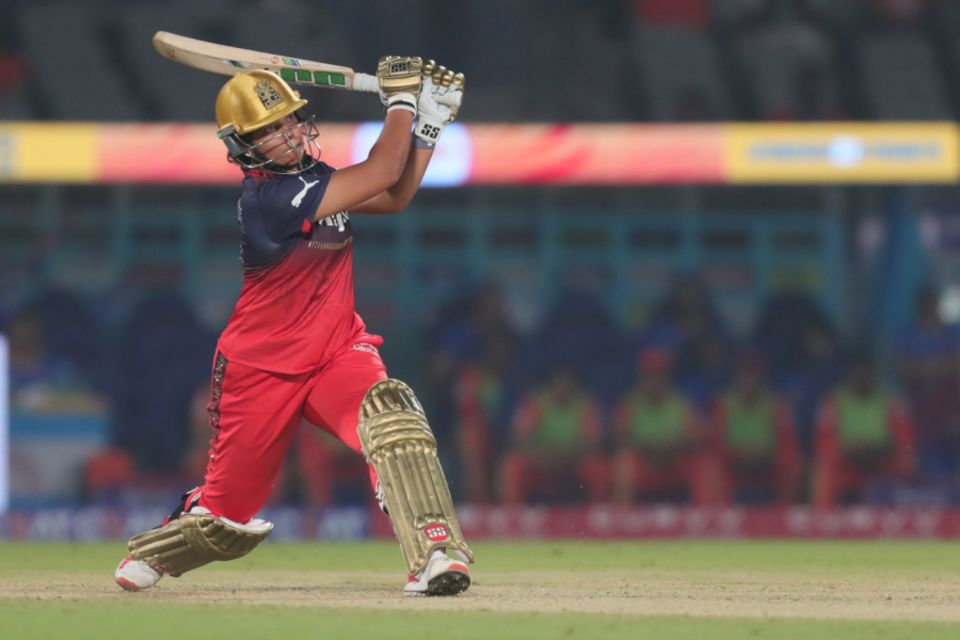 Ghosh's 64 not out off 27 balls in RCB's record chase in the 2025 WPL contained seven fours and four sixes