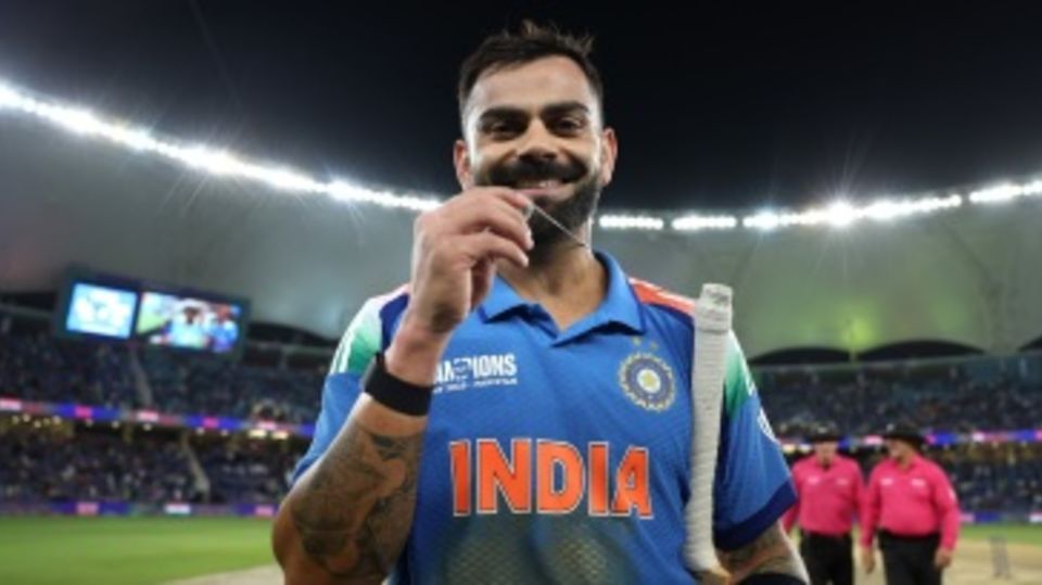 Virat Kohli is all smiles after India beat Pakistan