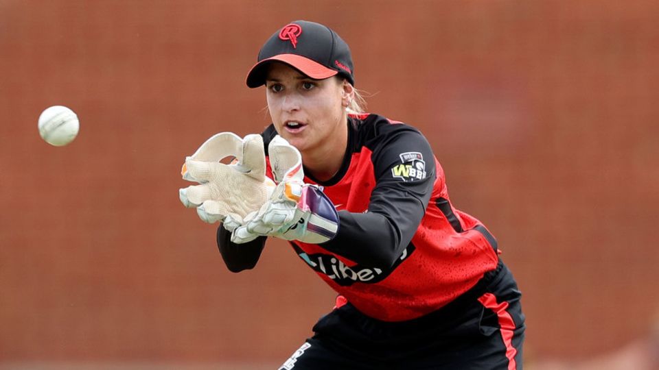 Nicole Faltum - a little English, a little Australian, entirely solid behind the stumps