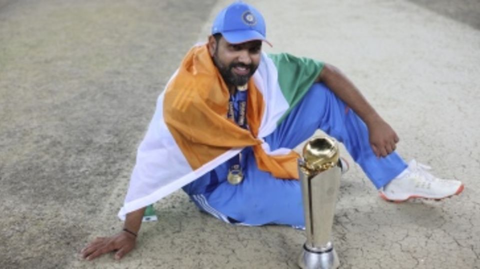 Rohit Sharma led India to another title, this time the Champions Trophy