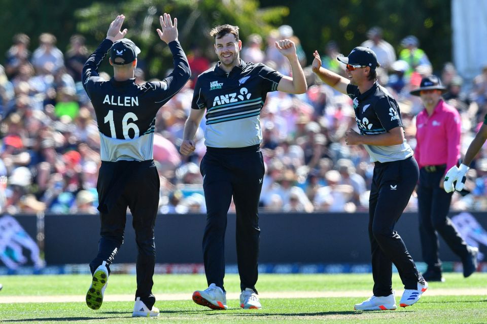 Jacob Duffy took 4 for 14 in 3.4 overs