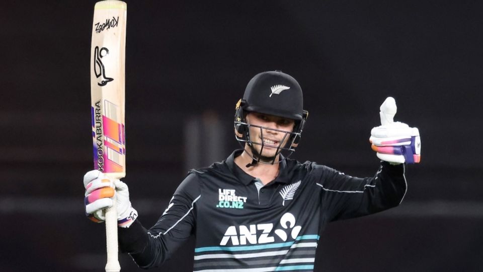Mark Chapman hit 11 fours and four sixes on the way to his 94 in the third T20I
