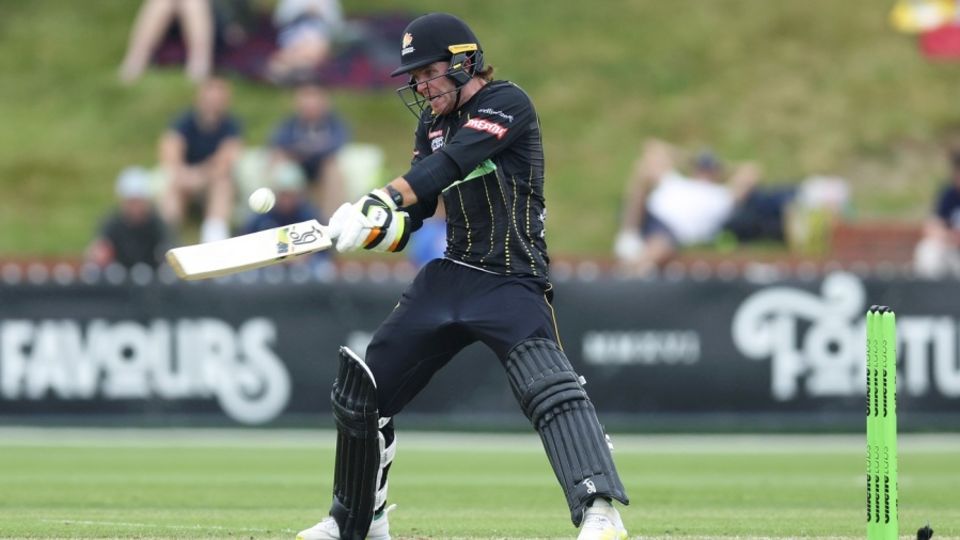 Nick Kelly in action for Wellington Firebirds