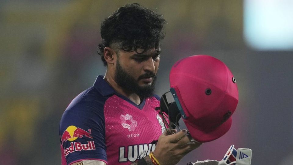 Riyan Parag was the only one in Rajasthan Royals' top eight to score at a strike rate of 125-plus