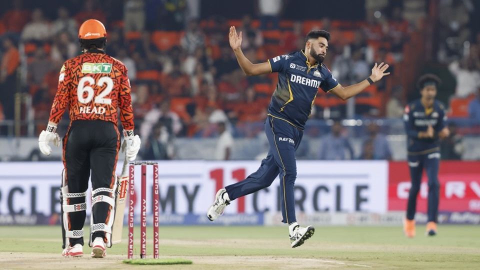 The Mohammed Siraj-Travis Head battle lasted all of five balls