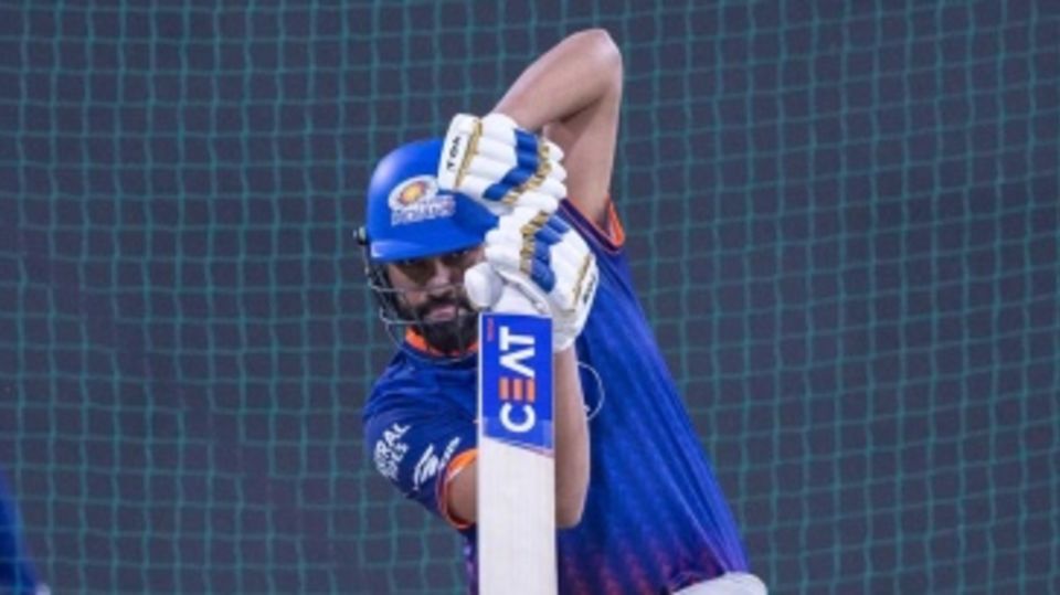 Rohit Sharma hit the nets to assess his fitness