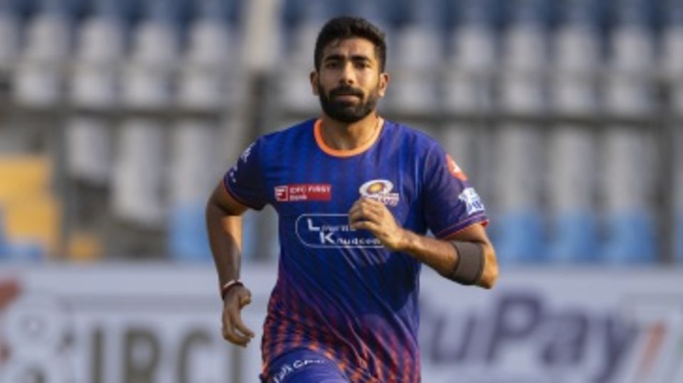 Jasprit Bumrah was back training for Mumbai Indians