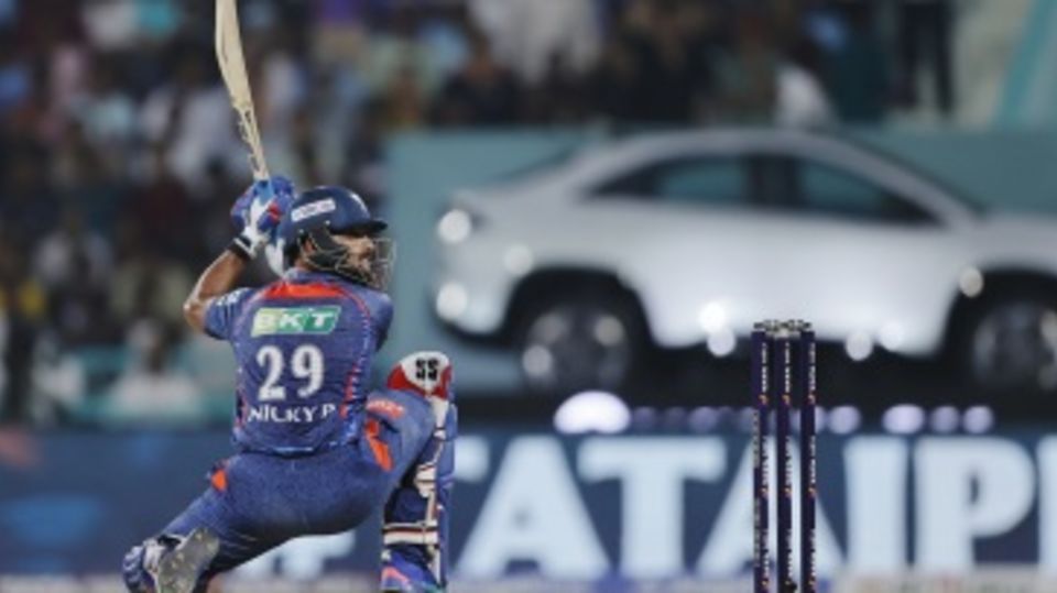 Nicholas Pooran improvises