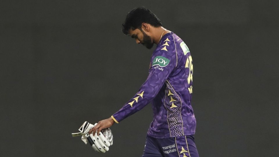 Venkatesh Iyer and KKR had a tough night