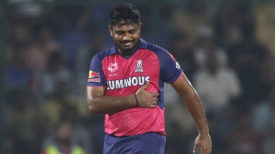 Sanju Samson holds his side