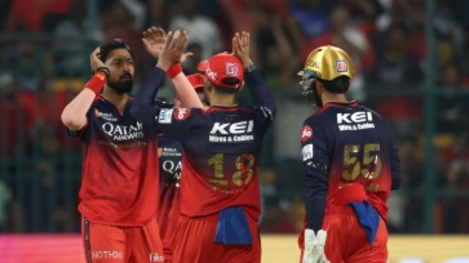 Krunal Pandya struck with his first ball