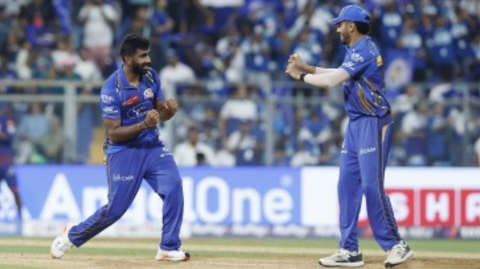 Jasprit Bumrah took three wickets in the same over