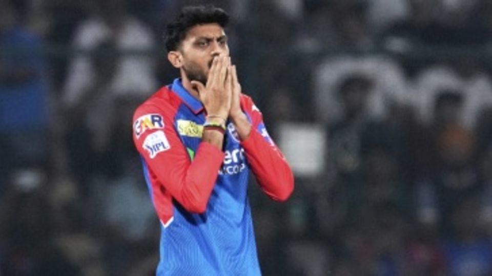 Axar Patel struck twice in his second over