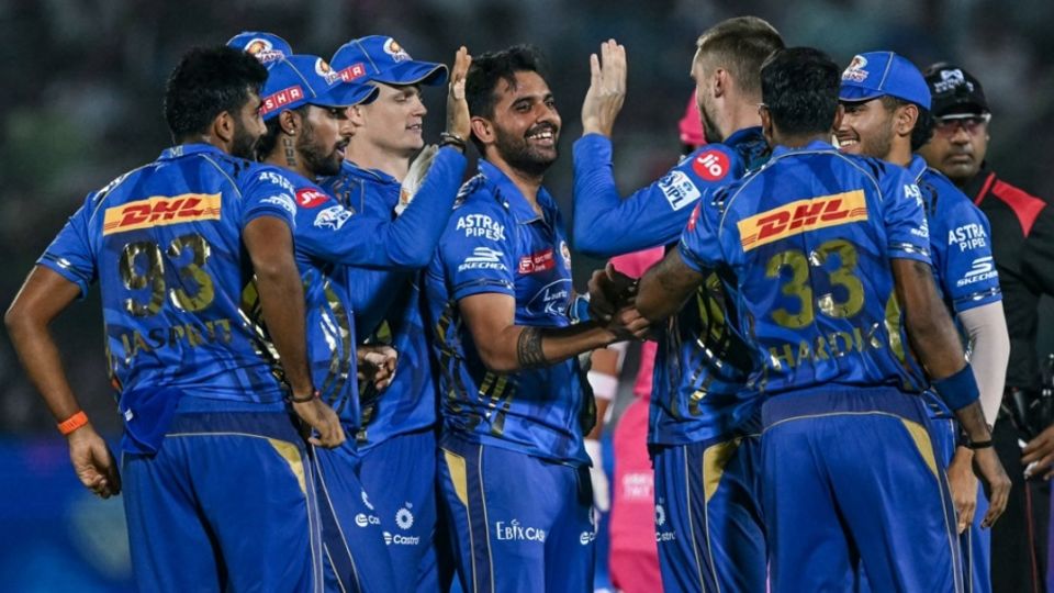 MI extended their match-winning streak to six straight games in IPL 2025