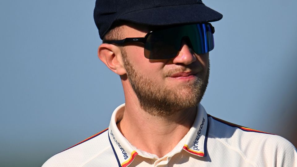 Sam Cook received his first England call up on day one of Essex's game at Taunton