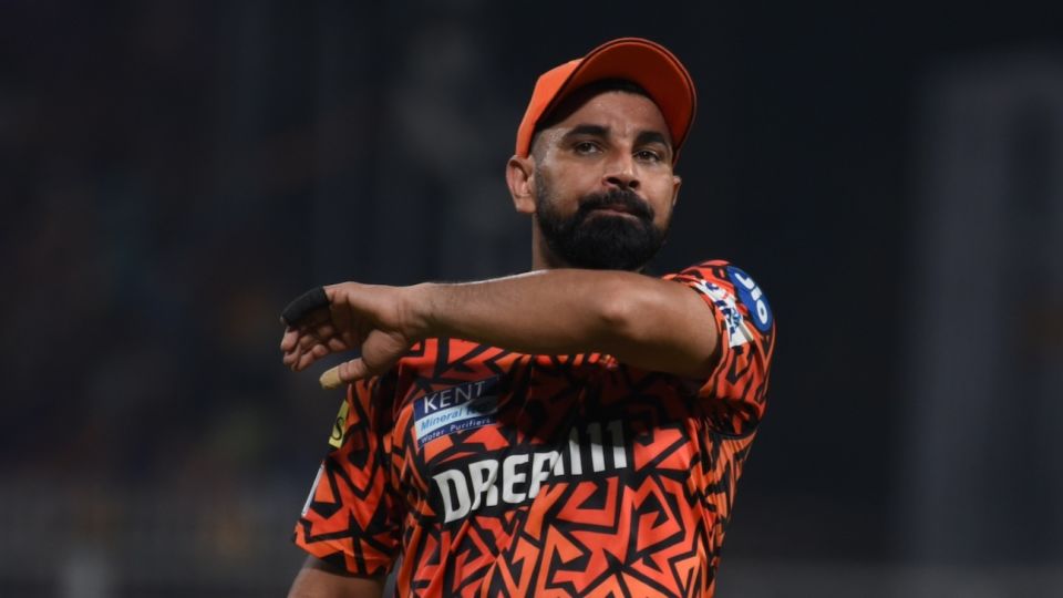 Mohammed Shami doesn't cut a happy figure