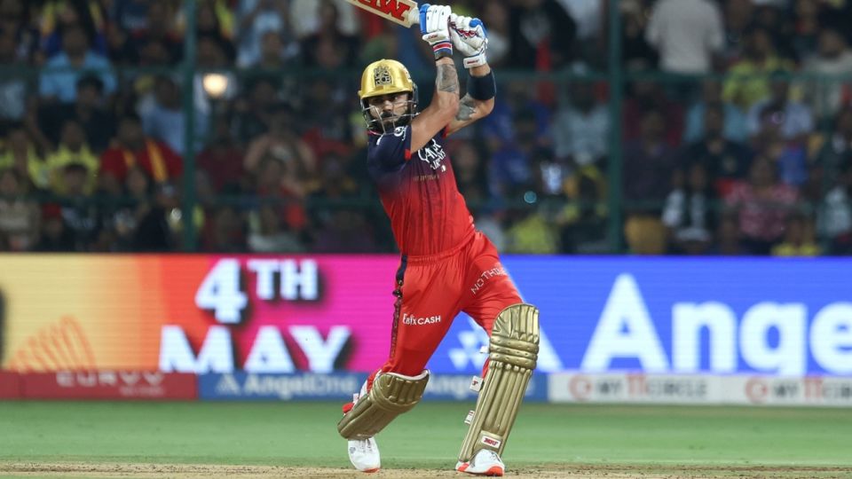 Virat Kohli hit plenty of boundaries