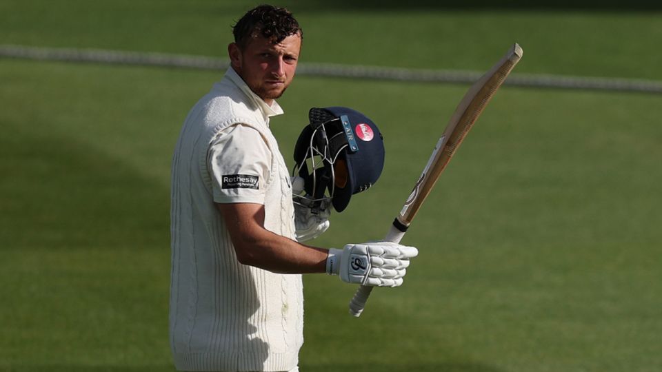 Luke Hollman scored his maiden first-class hundred