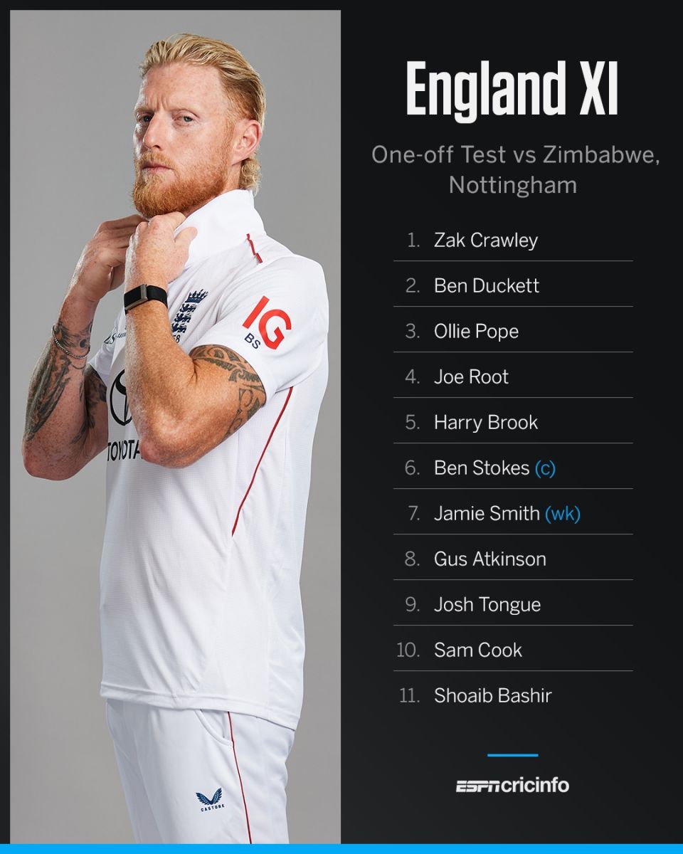 England XI to face Zimbabwe