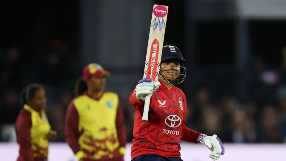 Sophia Dunkley's half-century led England's charge