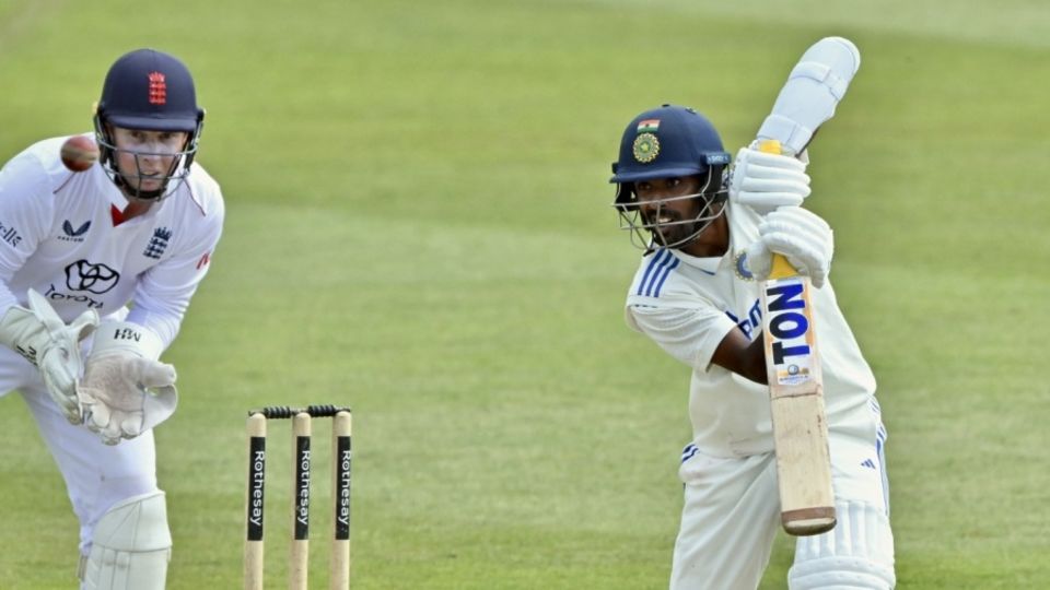 Abhimanyu Easwaran played a stroke-filled innings
