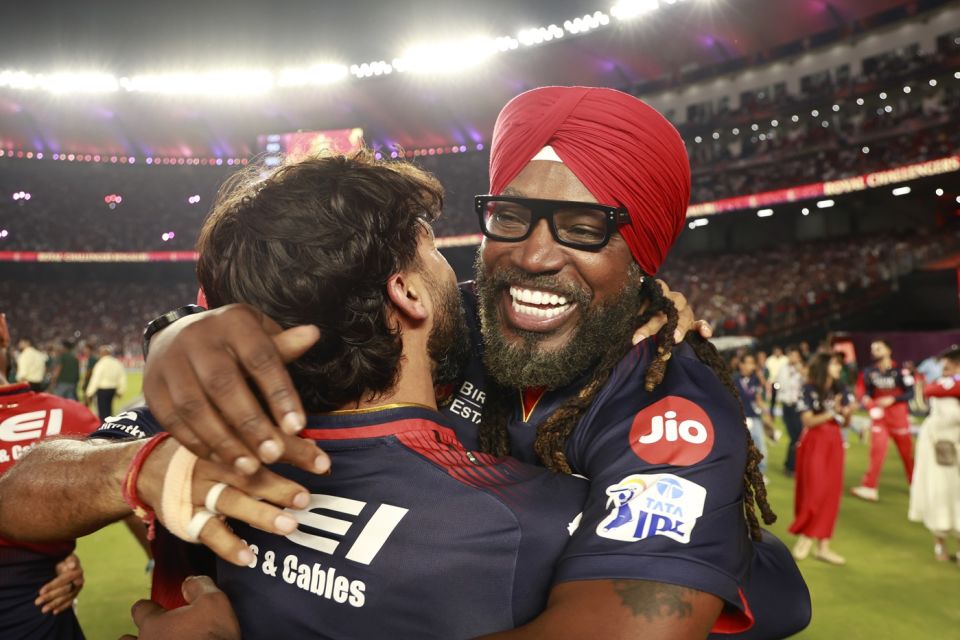 Chris Gayle was fully dressed for the occasion