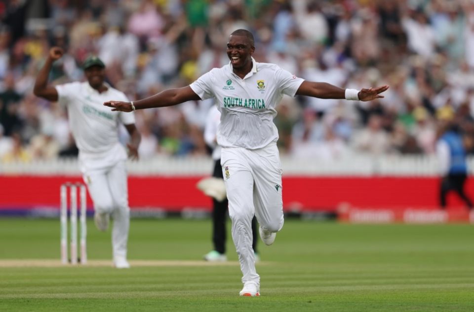 Ngidi took 3 for 38 in the second innings as South Africa beat Australia to win the WTC final at Lord's in June last year