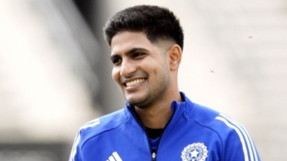 Shubman Gill was in a cheerful mood ahead of the first Test against England