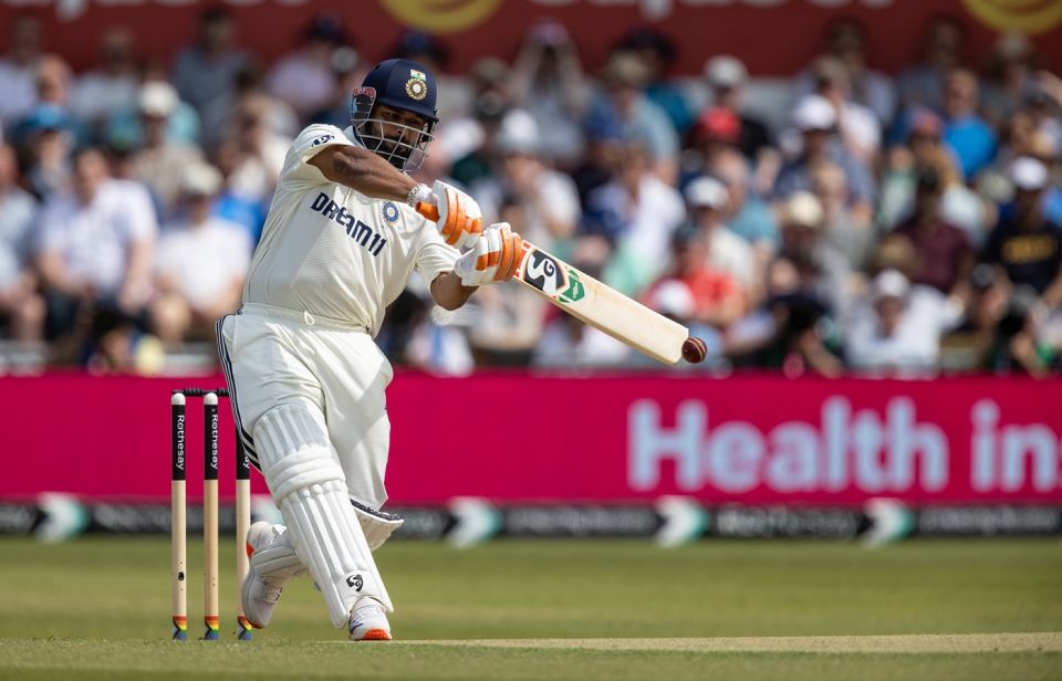 Rishabh Pant hit six sixes in his century, the most by a visiting batter in a Test innings in England