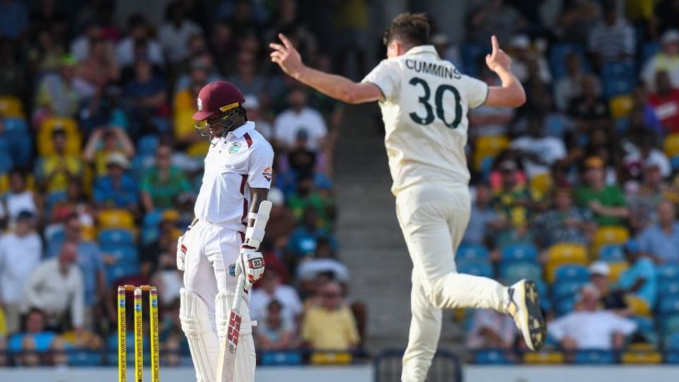 Australia's quicks were too much for West Indies on the third day in Barbados