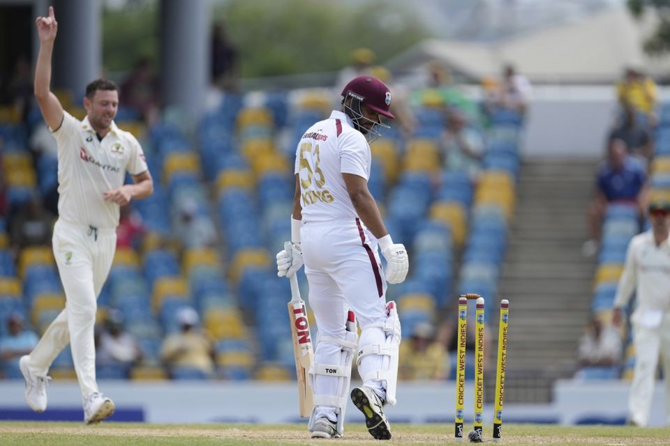 It was slim pickings for the West Indies batters in the first Test