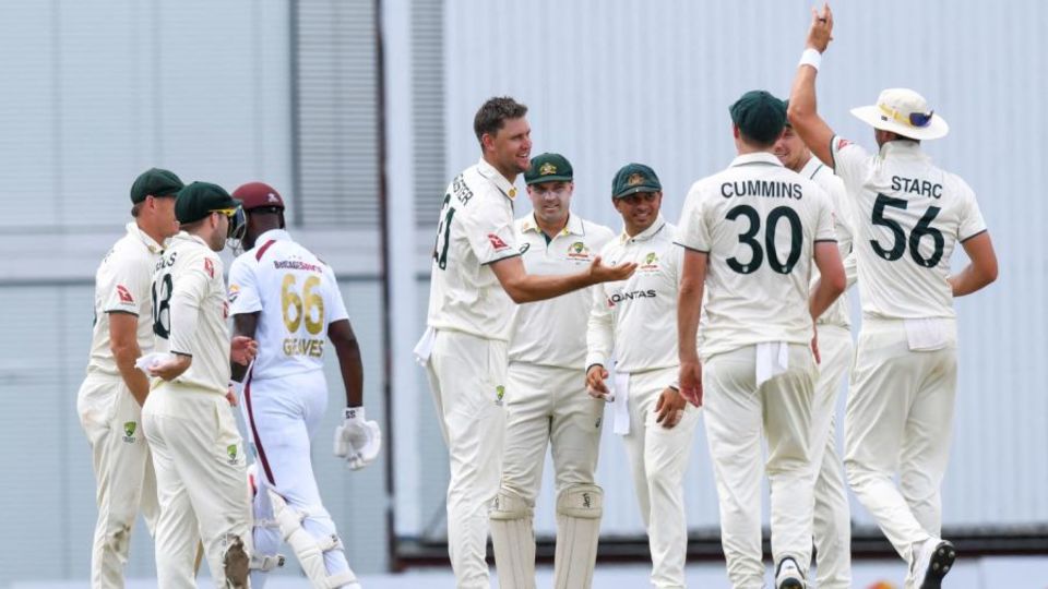 Australia's bowlers will come into play in what they hope will be a big chase for West Indies