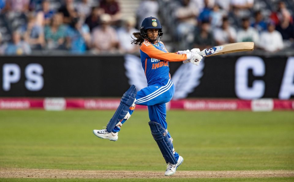 Jemimah Rodrigues scored her first fifty against England in white-ball cricket