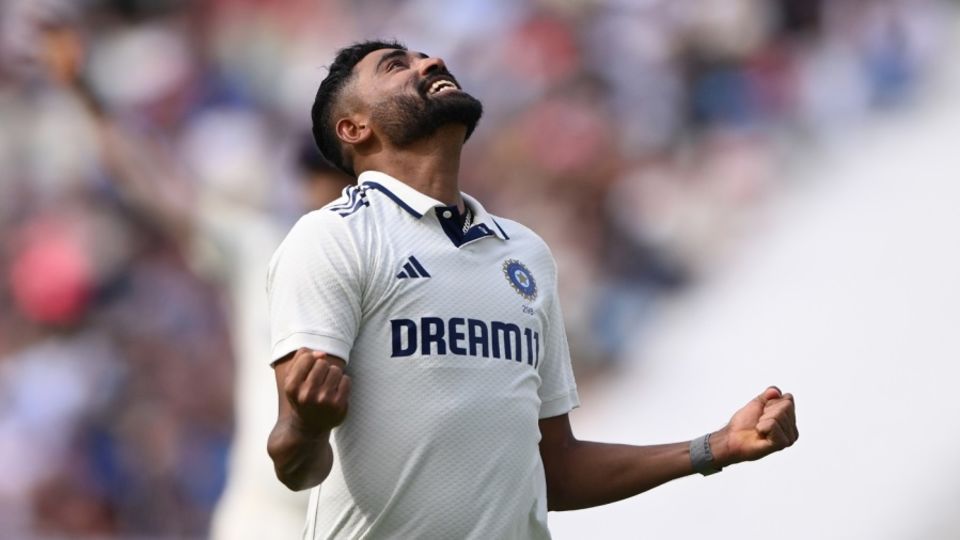 Mohammed Siraj started and ended the day with a flurry of wickets