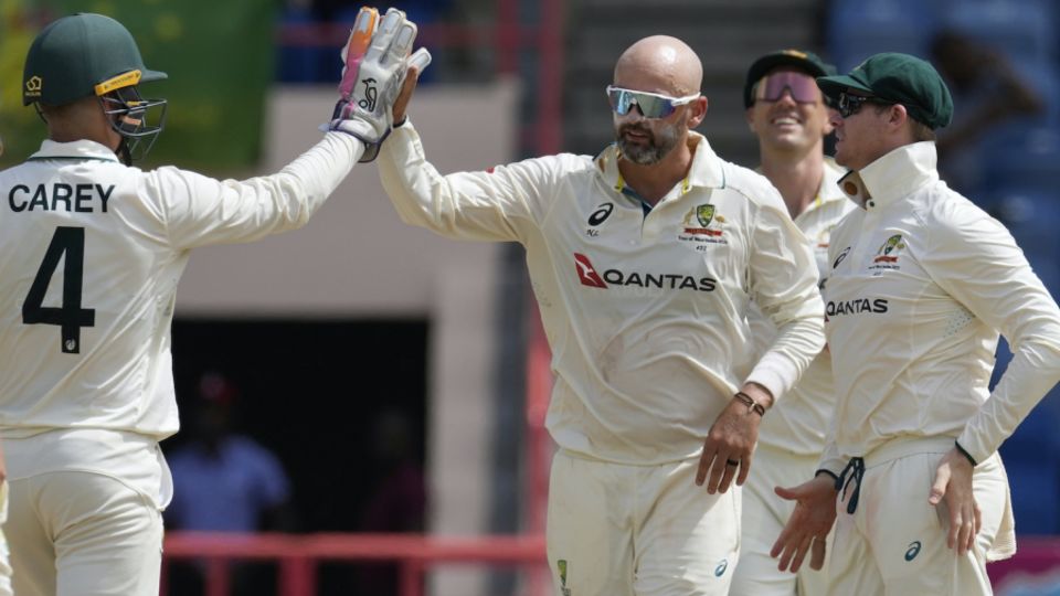 Nathan Lyon has been among the wickets during a pace-dominated series