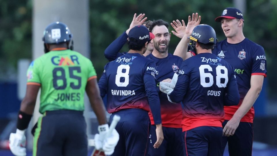 Glenn Maxwell had three wickets inside the powerplay