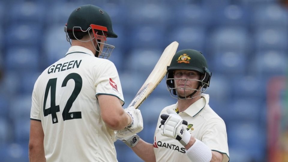 Steven Smith could not pass a fitness test leaving Cameron Green to bat at No. 4