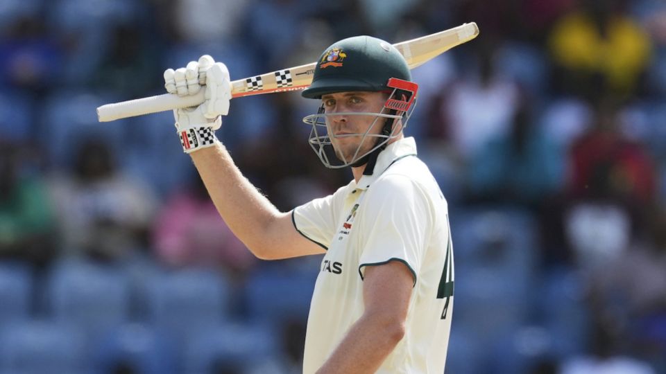 Cameron Green made a half-century from No. 3 against West Indies