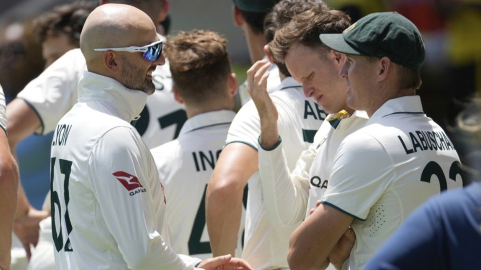 Australia left out a fit Nathan Lyon for the first time since 2013