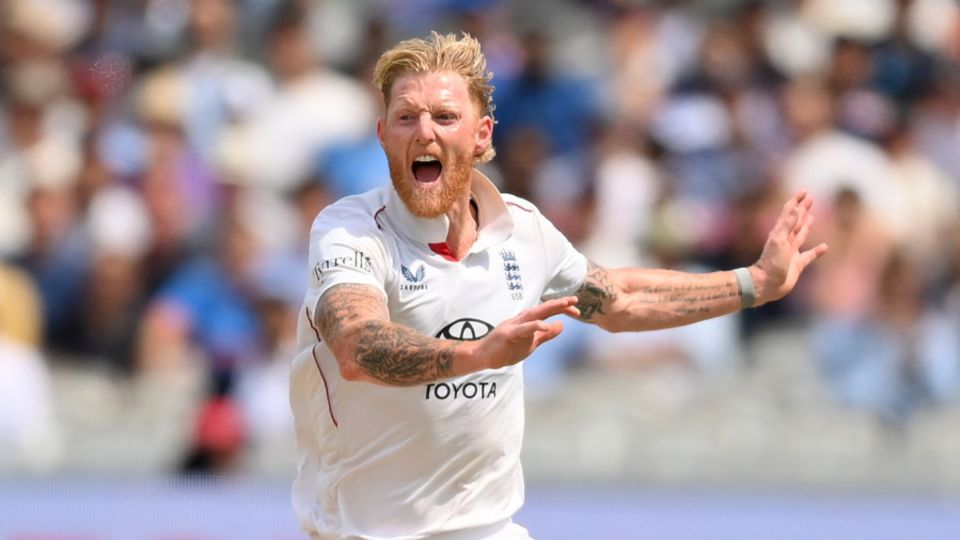 Ben Stokes appeals for KL Rahul's wicket