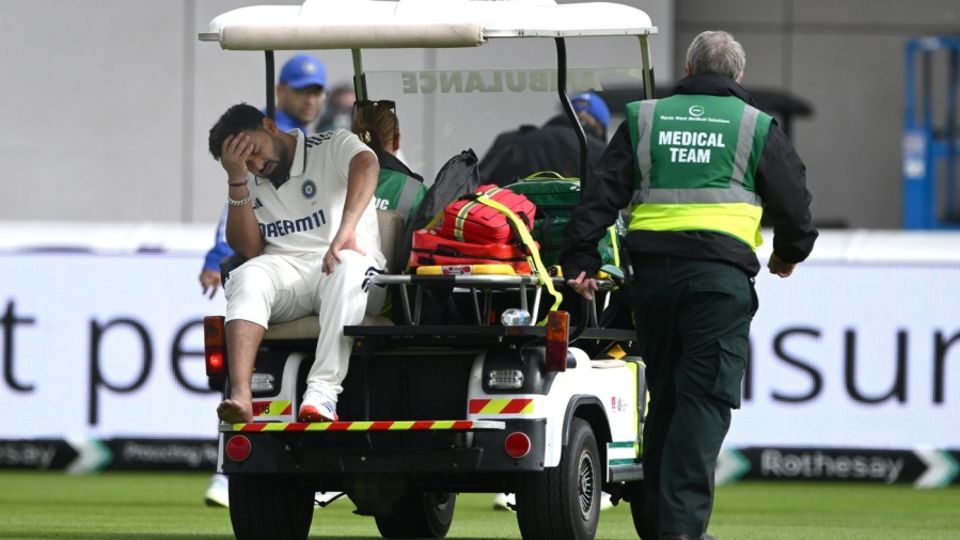 Rishabh Pant suffered a fractured foot during the Old Trafford Test earlier this year