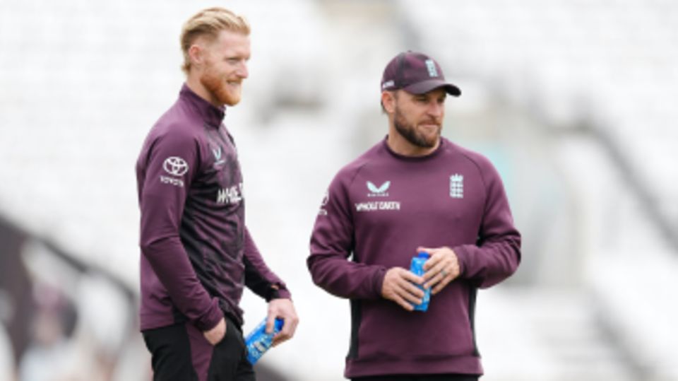 Ben Stokes and Brendon McCullum will have to watch the final Test from the outside