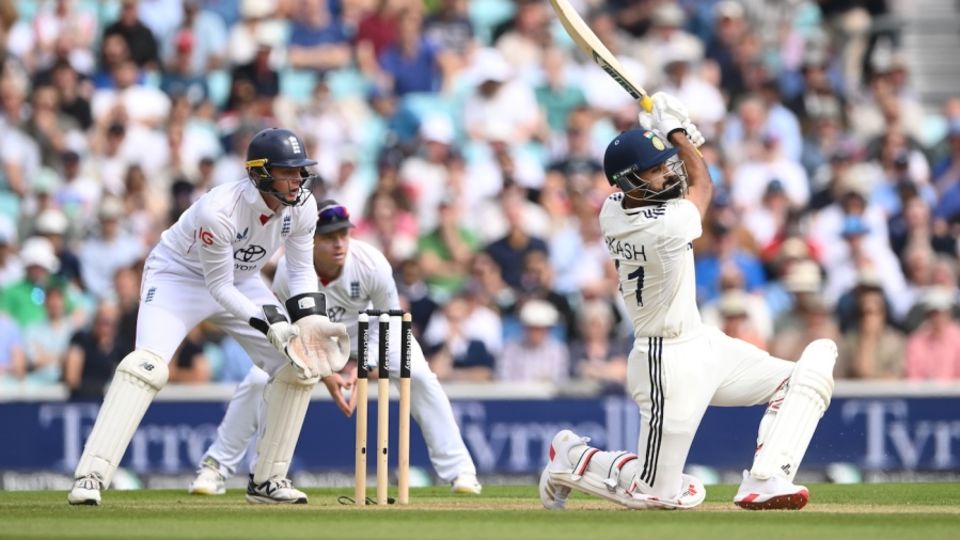 Akash Deep went for a big one early in the day