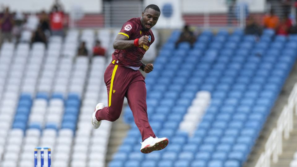 Jayden Seales flew high in a match-winning three-for